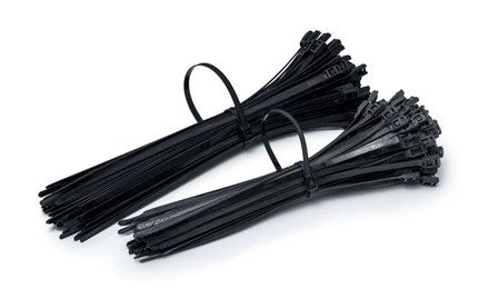 Opaska Zaciskowa na plac zabaw 400/8mm Czarna x100