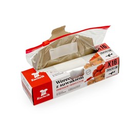 Woreczki z suwakiem "Kuchcik" 200x200mm, 16 sztuk