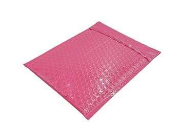 Koperty bąbelkowe metalik 180x250mm Różowe 100szt.