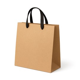 Torba kraft 390×180×290 mm z czarną wstążką – elegancki detal