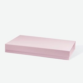 Różowe pudełko magnetyczne XL składane 500x340x70mm do pakowania prezentów