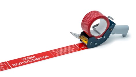 Taśma Bezpieczeństwa Czerwona 72yd/48mm