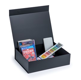 Pudełko Magnetyczne Czarne 440x320x120mm (zew) A3 Prezentowe