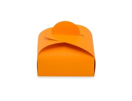 Opakowania ozdobne S 110x110x65mm Pomarańczowe