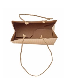 Torebka z Tektury Karbowanej Sznurek