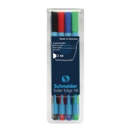 Zestaw Długopisów SCHNEIDER EDGE XB 4szt. mix