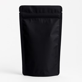 Doypack Czarny Mat 100 ml - Praktyczne Opakowanie z Zamknięciem 50 szt