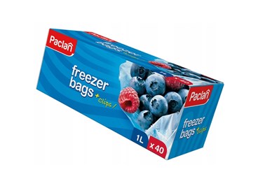 Paclan Woreczki do mrożenia 1L 40 szt