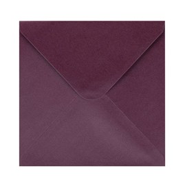 Koperty K4 kwadratowe Perłowe Bordowe 40-21 120gsm 50szt