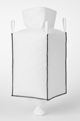 Big-Bag 90x90x120 cm z fartuchem zasypowym i lejem wysypowym – Neopak