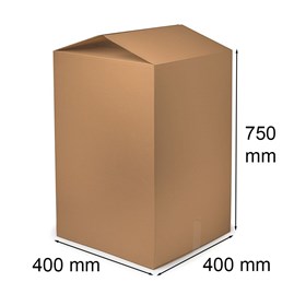 Karton klapowy 400x400x750mm 3w