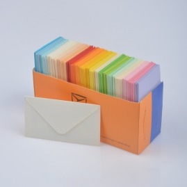 Koperty na wizytówki Kolorowe 200szt