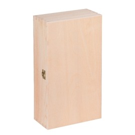 Drewniane pudełko na 2 butelki K-962