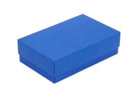 Pudełko ozdobne 255x160x75mm Granatowe L