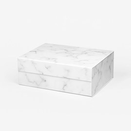 Pudełko Magnetyczne Marmurowe 330x255x115mm zew A4 Ekskluzywne Pudełko
