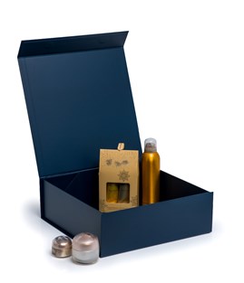 Pudełko Magnetyczne Granatowe 330x330x115zew A4 Opakowanie Prezentowe