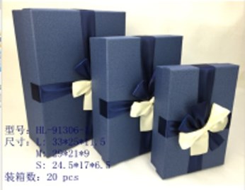 Zestaw Pudełek ozdobnych HL-003-BLUE  (3 szt.)