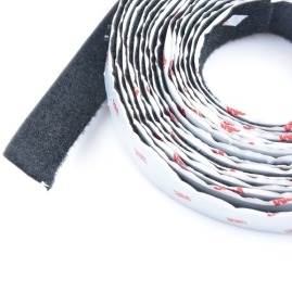 Rzep 3M pętelka, czarny 25mm/1m