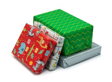 Papier Pakowy Kolorowe Kółka Mix 70cm-25m 80gsm