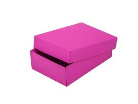 Pudełko ozdobne M 186x130x60mm Różowe