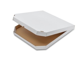 Karton fasonowy na pizzę 500x500x40mm Białe