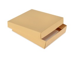 Pudełko Laminowane 180x180x40mm Złote