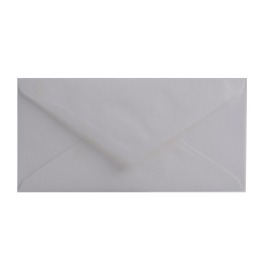 Koperty ozdobne DL Aqua Bianco 220x110mm 50szt