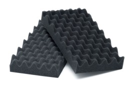 Pianka Gąbka falista T18 Szara 2000x1000x40/10