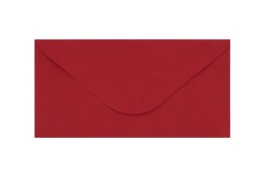 Koperty DL Kolorowe Perłowy Czerwony 120g 50szt.