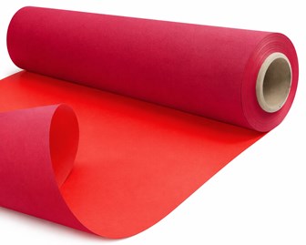 Papier pakowy kraft DUO wiśniowy czerwony rolka 79 cm 40 m