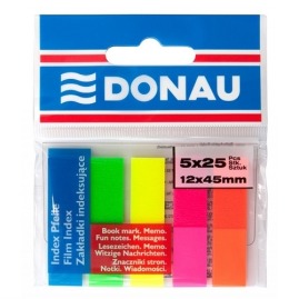 Zakładki indeksujące Donau 12x45mm MIx kolorów