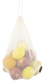 Woreczek 30x45 ECRU z siatki bawełnianej