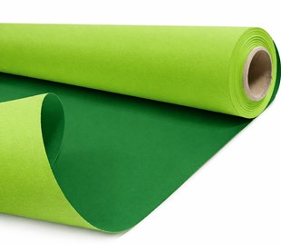 Papier pakowy kraft DUO zielony jabłkowy leśny rolka 79 cm 40 m