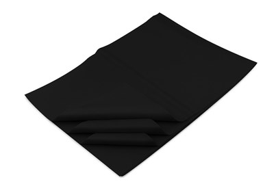 Bibuła ozdobna 20g 50x70cm Czarna – do pakowania prezentów– 50 arkuszy