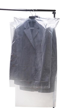 Pokrowce foliowe na ubrania, 2 x 3 sztuki