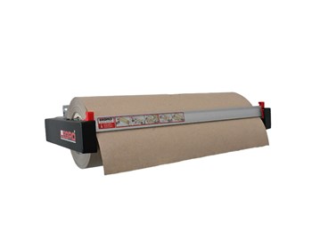 Dyspenser do papieru pakowego wieszany 50cm ząbki