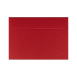 Koperty Ozdobne B6 HK Perłowy Czerwony 120g 50sztuk Eleganckie Koperty