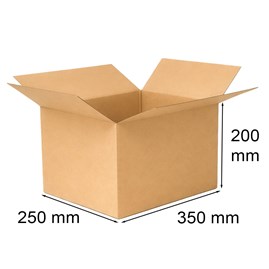 Karton klapowy 350x250x200mm BC580gsm, A4