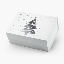 Pudełko Magnetyczne Christmas Białe 280x210x95mm(zew)