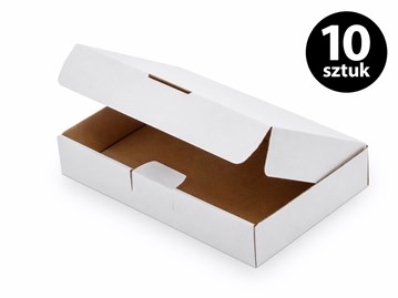 Karton wykrojnikowy 200x150x50 mm biały 10 szt
