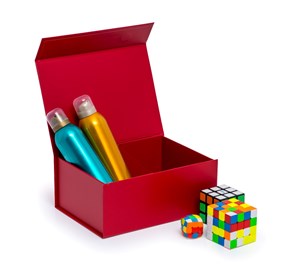 Pudełko Magnetyczne Czerwony 235x170x100mm(zew)A5 Pudełko Ozdobne