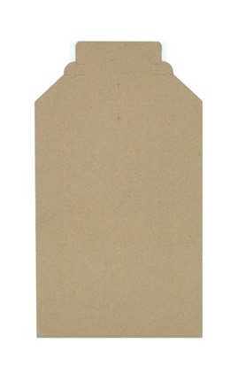 Koperty tekturowe 175x250mm 450g / Brązowa/ B5