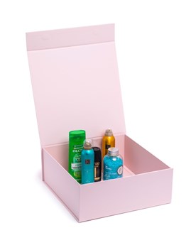 Pudełko Magnetyczne Różowe 380x380x150mm (zew.) Na prezent
