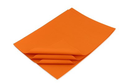 Bibuła ozdobna 20g 38x50cm Pomarańczowa Ciemna do prezentów100 arkuszy