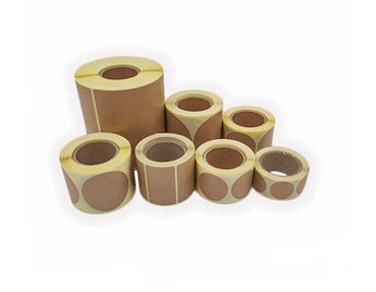 Naklejki okrągłe EKO KRAFT Fi40mm 250szt