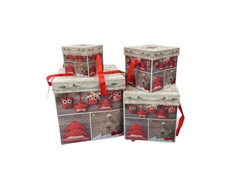 Zestaw Pudełek XMASS (4szt)