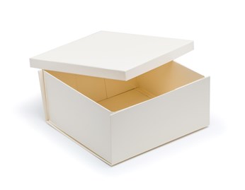 Pudełko Składane z Wieczkiem Kość Słoniowa 300x300x140mm Prezentowe