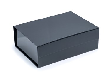 Pudełko Magnetyczne Czarny Połysk M 280x210x95mm(zew) Na Prezent