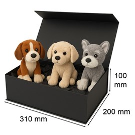 Pudełko magnetyczne 310x200x100mm Czarne