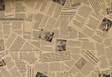 Papier ozdobny GAZETA 0,69x50m